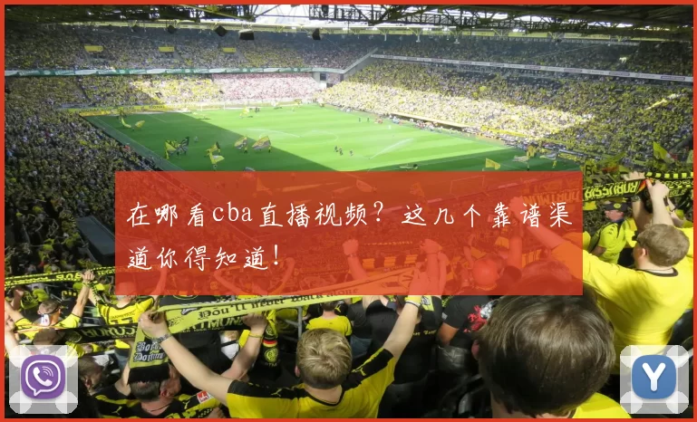 在哪看cba直播视频？这几个靠谱渠道你得知道！